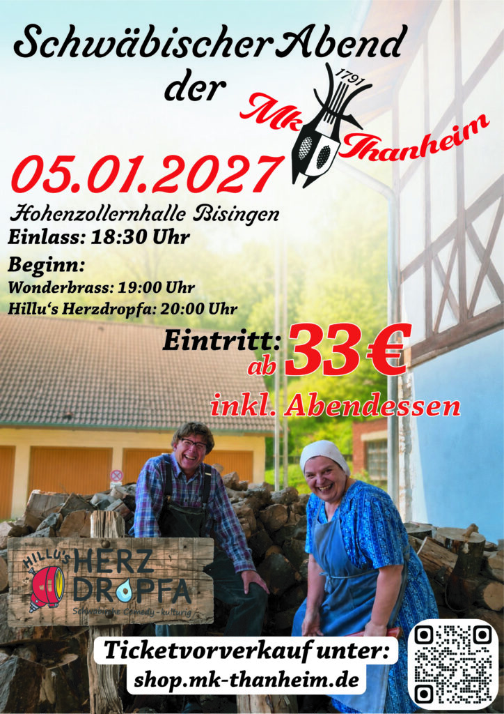 Plakat für den Schwäbischen Abend 2027